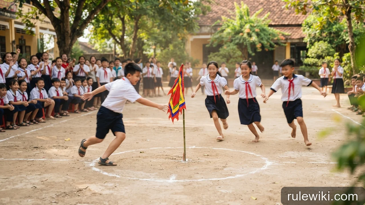 Minh họa: Cướp cờ: chiến thuật phân công vị trí và cách bứt tốc giành điểm